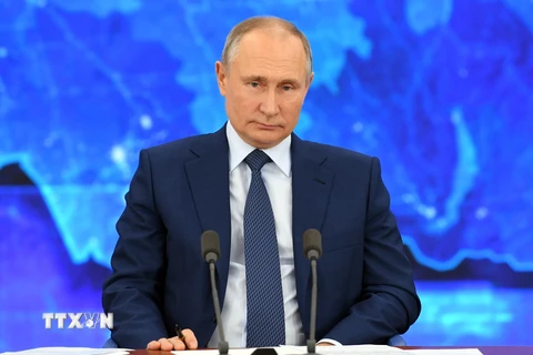 Tổng thống Nga Vladimir Putin (Ảnh: AFP/TTXVN)