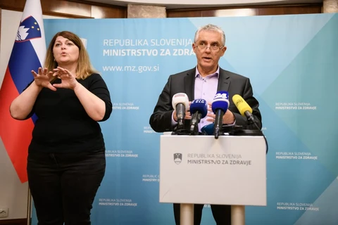 Bộ trưởng Y tế Slovenia Tomaž Gantar. (Ảnh: Seenews)