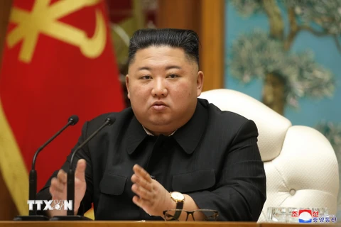 Nhà lãnh đạo Triều Tiên Kim Jong-un. (Ảnh: Yonhap/TTXVN)