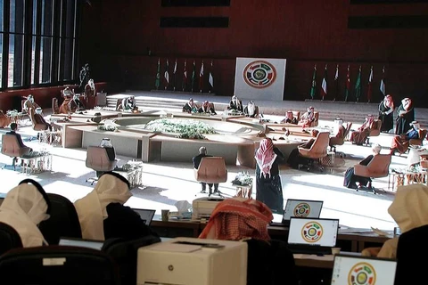 Các nhà lãnh đạo tham gia Hội nghị thượng đỉnh GCC. (Ảnh: Reuters)