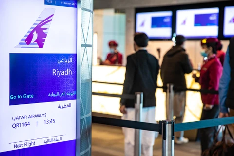 Qatar thực hiện chuyến bay đầu tiên đến Saudi Arabia sau gần 4 năm