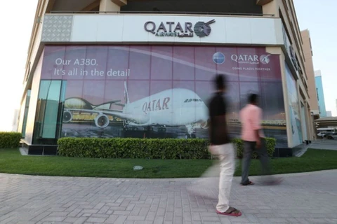 Trụ sở hãng hàng không Qatar Airways tại thủ đô Manama của Bahrain. (Ảnh: Reuters)