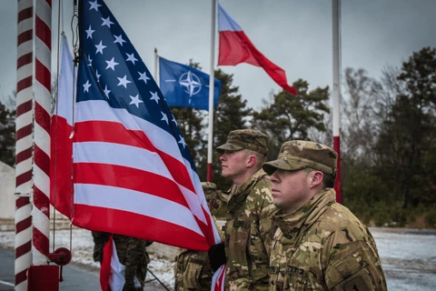 Lực lượng Mỹ tại Ba Lan. (Ảnh: Kafkadesk)