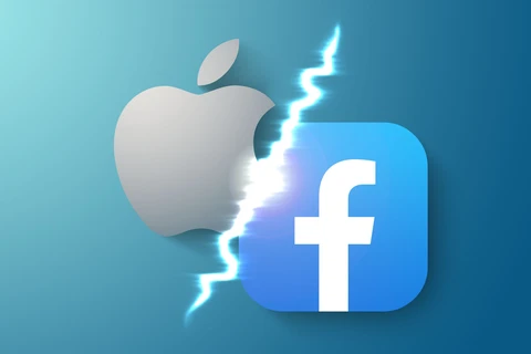 Facebook và Apple đang có những tranh cãi về vấn đề bảo mật thông tin người dùng. (Ảnh: MacRumors)