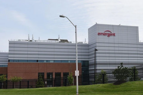Nhà máy của Emergent BioSolutions ở Baltimore, Mỹ. (Ảnh: Baltimore Sun)