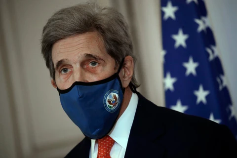 Đặc phái viên Mỹ về vấn đề khí hậu John Kerry. (Ảnh: AP)