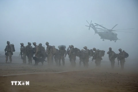 Lực lượng Mỹ tại Afghanistan. (Ảnh: AFP/TTXVN)