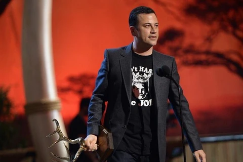 Jimmy Kimmel, người dẫn chương trình của kênh ABC, Mỹ. (Ảnh: AFP)