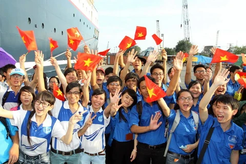 Chùm ảnh Lễ tiễn tàu thanh niên Đông Nam Á Nippon Maru