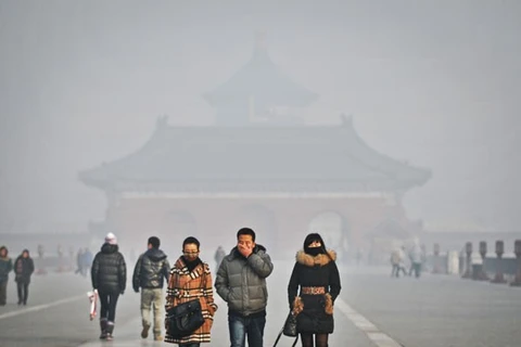 Ô nhiễm không khí nghiêm trọng tại thành phố Bắc Kinh