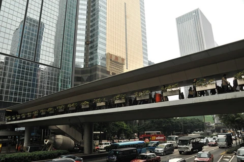 Cầu vượt trong văn hóa giao thông của người Hong Kong 