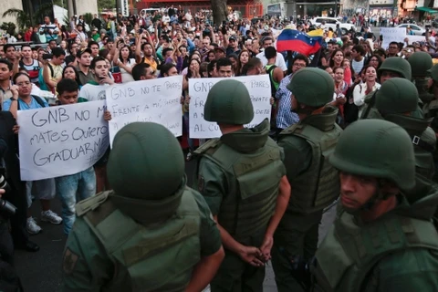 Venezuela lập lại trật tự tại khu vực biểu tình ở Caracas