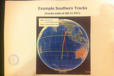 Tập trung tìm kiếm MH370 ở phía Nam hành lang Nam 