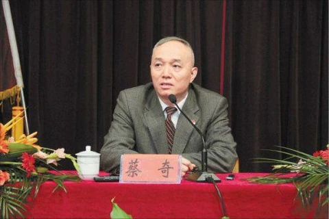 Phó Tỉnh trưởng tỉnh Chiết Giang Thái Kỳ. (Nguồn: biz.zjol.com.cn)