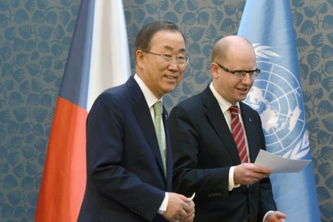 Ông Ban Ki-moon đề nghị Séc gửi binh sỹ tới Trung Phi