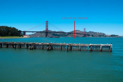 Mỹ tìm thấy tàu đắm từ thế kỷ 19 ở vịnh San Francisco