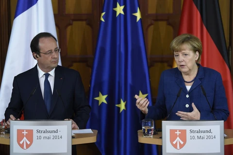 Đức, Pháp đe dọa trừng phạt Nga nếu bầu cử Ukraine thất bại