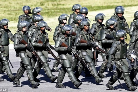 Biệt đội cảnh sát đặc biệt bảo đảm an ninh World Cup 2014