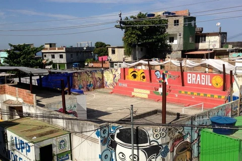 Bầu không khí World Cup náo nhiệt tại khu ổ chuột Vidigal