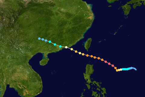 Trung Quốc đưa trái phép toàn bộ Biển Đông vào khu cảnh báo bão