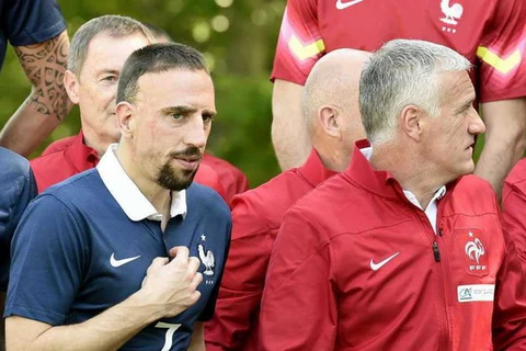 Ribery không đến Brazil cổ vũ cho Pháp trong trận gặp Đức