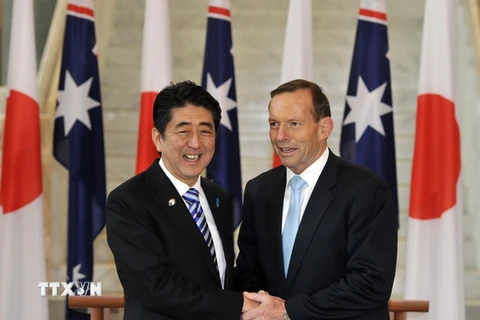 Nhật Bản và Australia ký kết các hiệp định kinh tế, quốc phòng