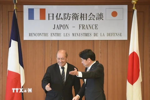 Nhật Bản-Pháp tăng cường hợp tác trong lĩnh vực quốc phòng 