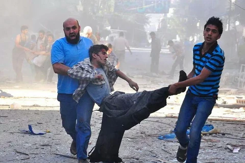Syria: Phiến quân pháo kích thủ đô, gần 100 người thương vong 