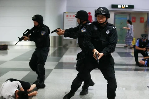 Trung Quốc diễn tập chống khủng bố quy mô lớn tại Bắc Kinh