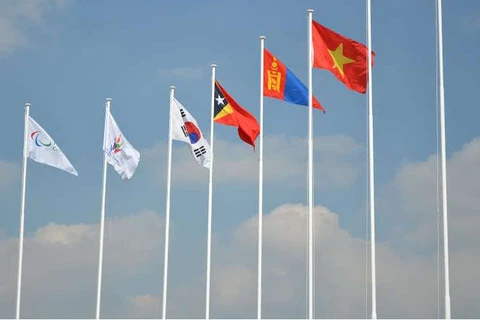 Lễ thượng cờ Đoàn Thể thao Việt Nam tại Asian Para Games 2