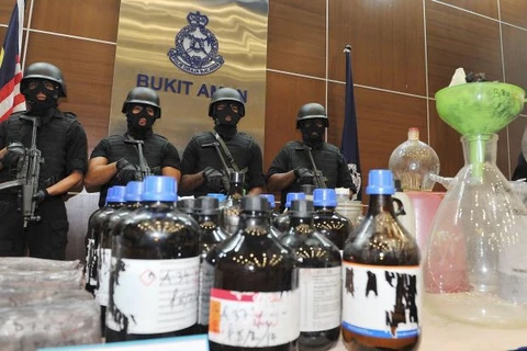 Malaysia bắt giữ lượng ma túy trị giá gần 350.000 USD