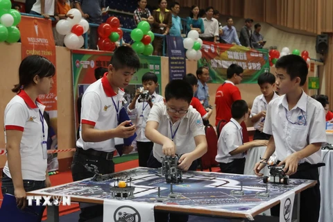 Cuộc thi Robothon Việt Nam-ngày hội của học sinh đam mê robot