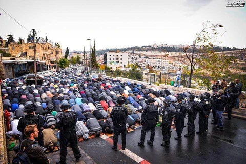Cảnh sát Israel đụng độ với người biểu tình tại đền thờ Jerusalem