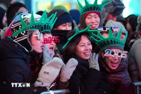 Thành phố New York đón lượng du khách kỷ lục trong năm 2014