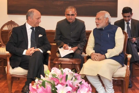 Ngoại trưởng Pháp thăm Ấn Độ thúc đẩy hợp tác song phương