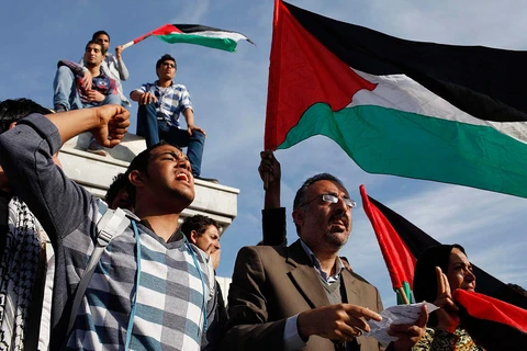 Người dân Palestine mong chờ việc thành lập một chính phủ đoàn kết mới. (Nguồn: america.aljazeera.com)