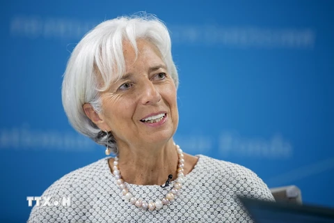 Tổng giám đốc điều hành IMF Christine Lagarde. (Ảnh: AFP/TTXVN)