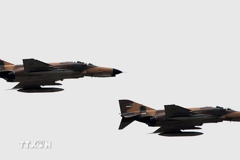 Máy bay Iran được cho là đã tiến hành không kích lực lượng IS tại Iraq. (Ảnh: AFP/TTXVN)