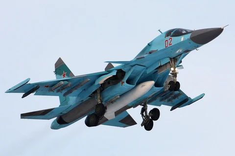 Máy bay Su-34 của Nga. (Nguồn: globalmilitaryreview)