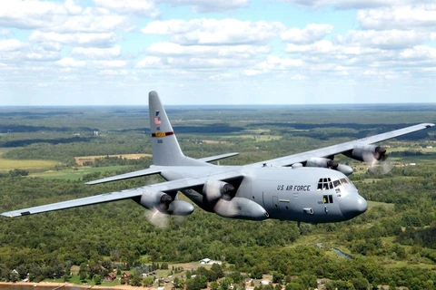 Máy bay quân sự vận tải C-130 Hercules của quân đội Mỹ. (Nguồn: immortaltoday.com)