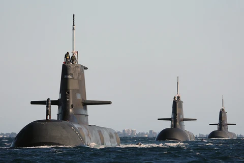 Tàu ngầm của Hải quân Hoàng gia Australia. (Ảnh: AFP)