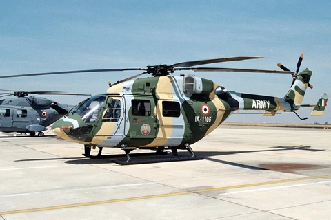 Một máy bay trực thăng quân sự của Ấn Độ. (Nguồn: airliners.​net)
