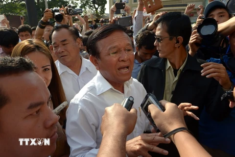 Ông Kem Sokha, Phó Chủ tịch CNRP. (Ảnh: AFP/TTXVN)