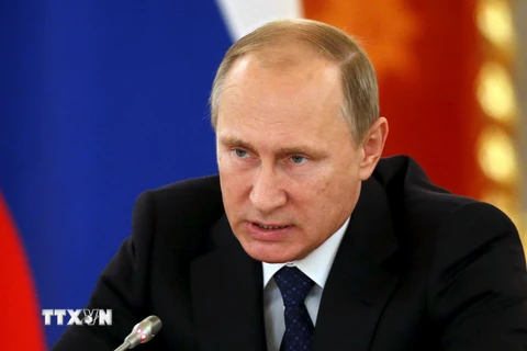 Tổng thống Nga Vladimir Putin. (Ảnh: AFP/TTXVN)