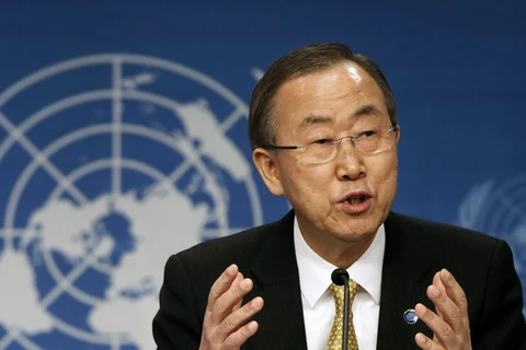 ổng Thư ký Liên hợp quốc Ban Ki-moon. (Ảnh: Reuters)