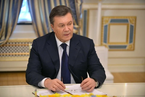 Cựu Tổng thống Ukraine Viktor Yanukovych. (Nguồn:AFP)