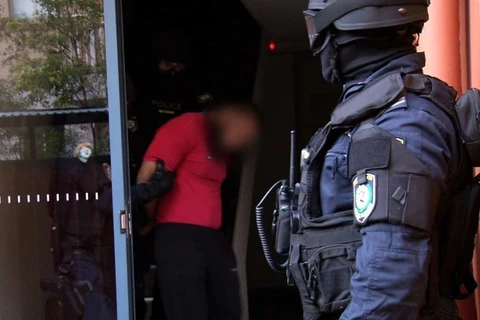Cảnh sát Australia bắt giữ một nghi can khủng bố. (Nguồn: Cảnh sát New South Wales)