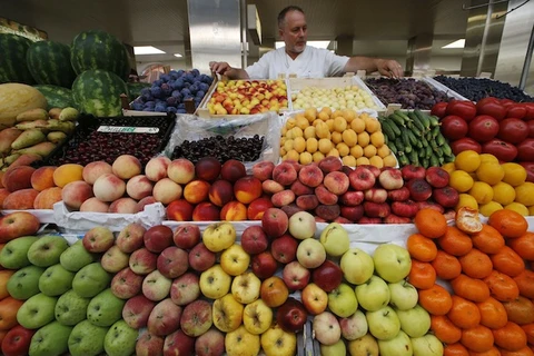 Nga cấm nhập khẩu các loại hoa quả từ Ukraine. (Nguồn: themoscowtimes.com)
