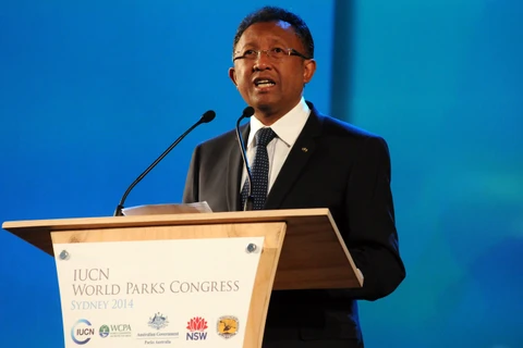 Tổng thống Madagascar Hery Rajaonarimampianina. (Nguồn: iisd.ca)