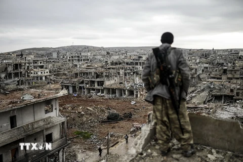 Tình trạng bạo lực tại Syria đã cướp đi sinh mạng của hơn 55.000 người trong năm 2015. (Ảnh: AFP/TTXVN)